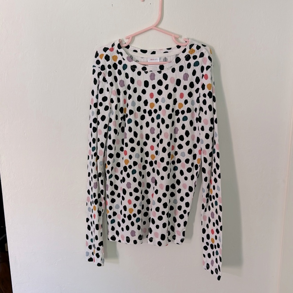 Hanna Andersson long sleeve ribbed T-Shirt. Size 12.
